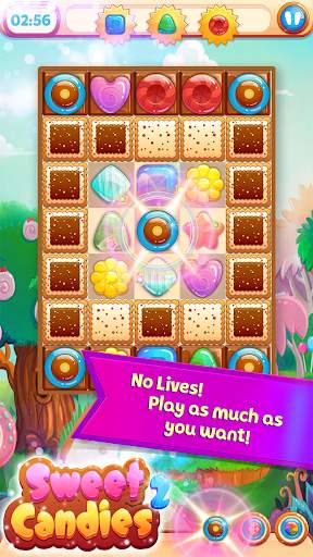 Sweet Candies 2 - Match 3 screenshot 2