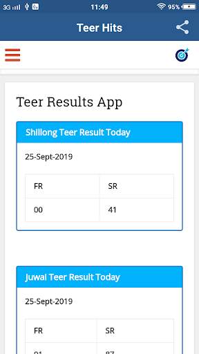 Teer Hits screenshot 1