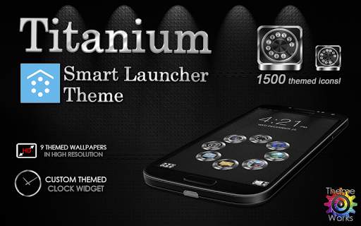Smart Launcher Theme Titanium screenshot 9