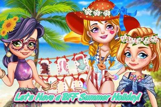 Girl's Summer Vacation Travel screenshot 2