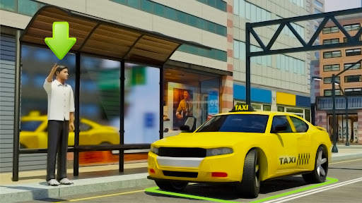 City Taxi Driving Sim Games screenshot 1