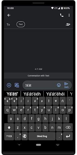 Diné/Eng Keyboard screenshot 1