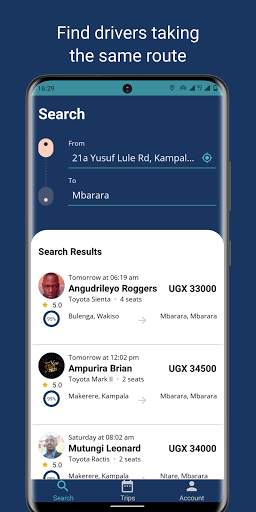 SafariShare - Commute & Travel screenshot 1