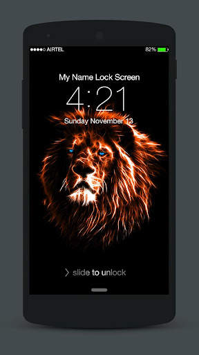 Animals Neon Lock Screen 5 تصوير الشاشة