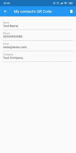 QR Contacts screenshot 4