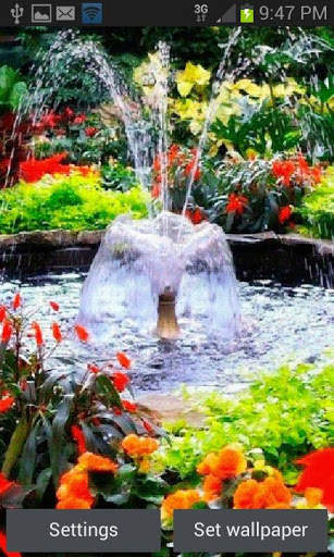 Flowers Park Live Wallpaper screenshot 1