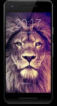 Lion King of The Jungle Lock Screen screenshot 2