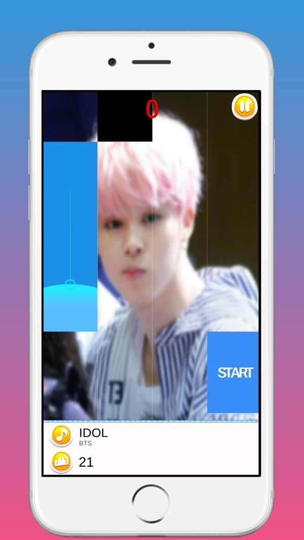 Jimin bts Piano Tiles Game screenshot 2