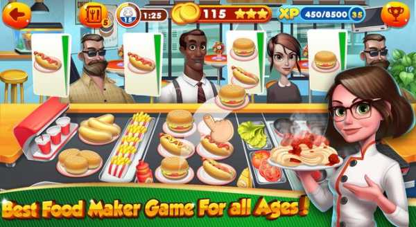 Cooking Games Craze Fever Chef Fast Food Kitchen screenshot 2