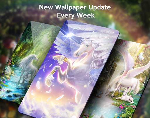 Flower Unicorn Live Wallpaper & Launcher Themes screenshot 3