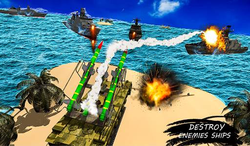 Missile Launcher Battleship:Island Naval Attack screenshot 6