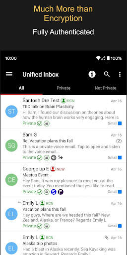 EPRIVO Private Email with Voice and Controls screenshot 3