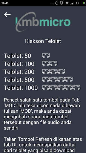 Klakson Telolet screenshot 7