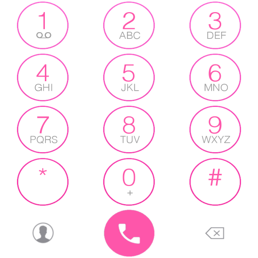 THEME i 8 PINK FOR EXDIALER icon