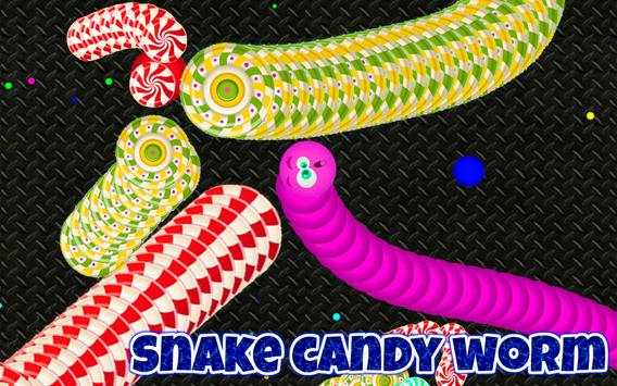 Worm Candy io - Snake Candy Sliter screenshot 3