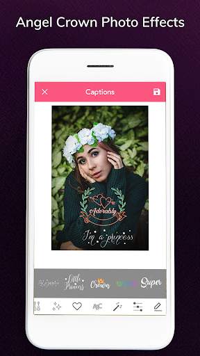 Crown Heart Photo Editor - Heart Crown Camera screenshot 4