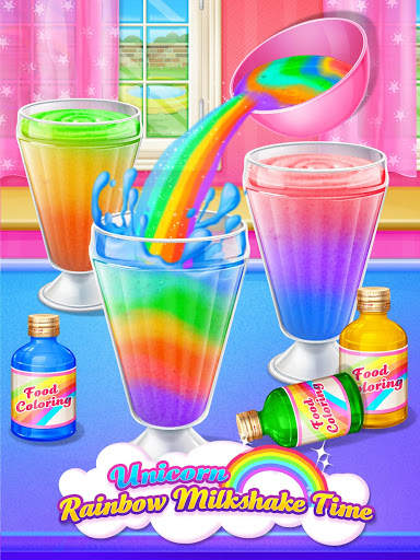 Unicorn Ice Cream Milkshake - Super Ice Drink screenshot 1