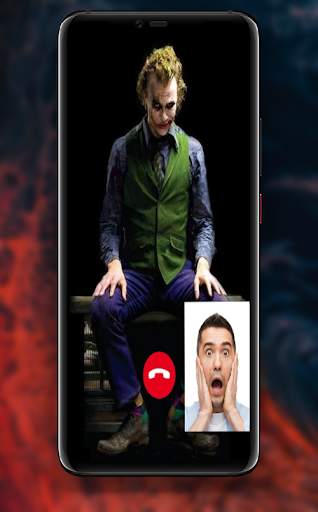 Joker Call Me! Fake Video Call & Wallpaper screenshot 4
