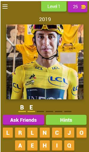 Tour de France 2021 : Yellow Jersey Winner Quiz 🚲 screenshot 1