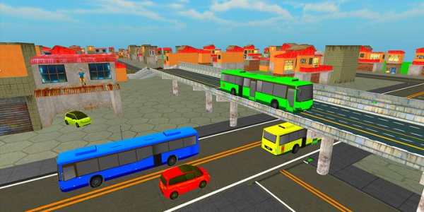 Metro City Coach Bus Driving Simulator 3D screenshot 5