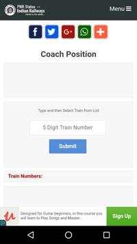 Live Train Coach Status screenshot 5