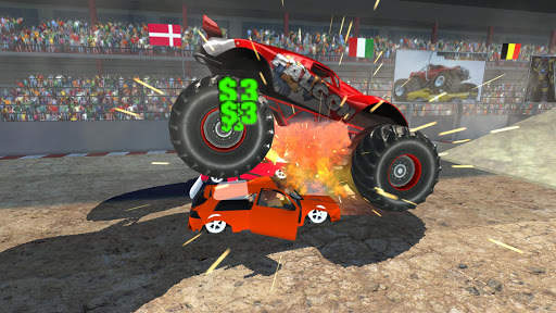 Monster Truck Stunts, Race and Crush Cars screenshot 4