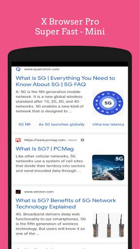 X browser: light & mini - pro super fast, new uc screenshot 2