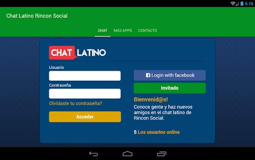 Chat Latino Rincon Social screenshot 4