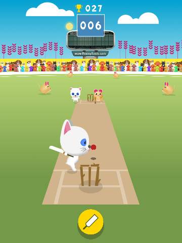 Cat Cricket Doodle screenshot 2