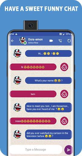 video call, chat simulator and game for Tom's screenshot 2