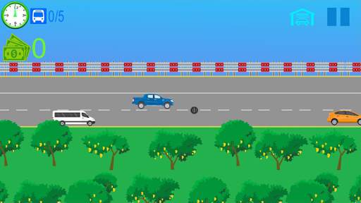 City Bus Mini-Simulator 2D स्क्रीनशॉट 1