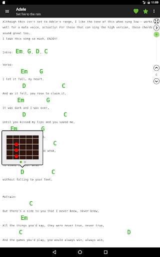 Guitar chords and tabs screenshot 7
