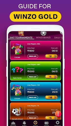 Guide for Winzo Gold - Win Free Coins Full Tips screenshot 1