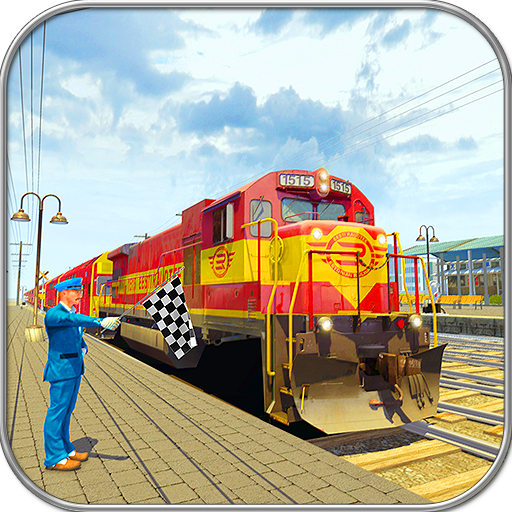 インドの列車レースシミュレータPro：列車ゲーム2019 icon