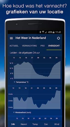Het Weer in Nederland - Gratis verwachting, radar screenshot 6