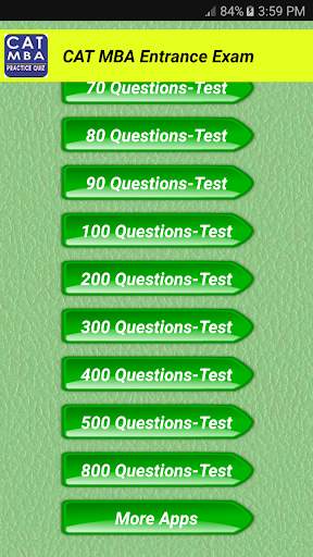 CAT MBA Entrance Exam screenshot 2