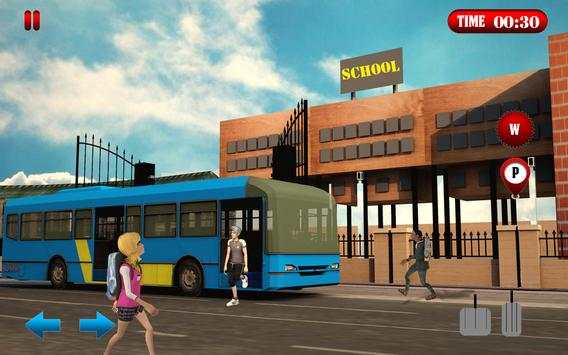 School Bus 2018: Winter Bus Driver Simulator 3D🚌 screenshot 4