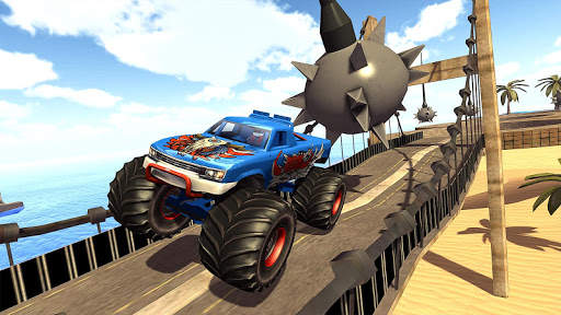 Crazy Monster Truck Stunts 3D: Stunt Racing Games screenshot 1