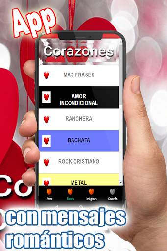 Imagenes de Corazones con Frases de Amor Gratis screenshot 2