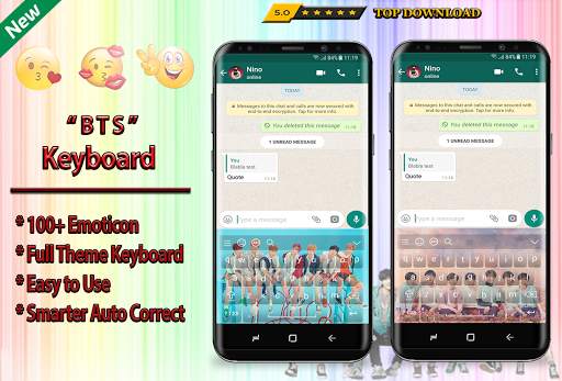 BTS Keyboard Theme KPOP 2019 स्क्रीनशॉट 1