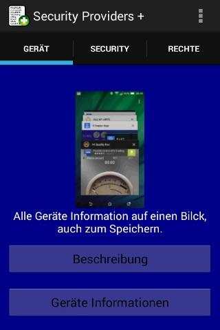 Security Provider plus - Dein Gerät intern screenshot 1