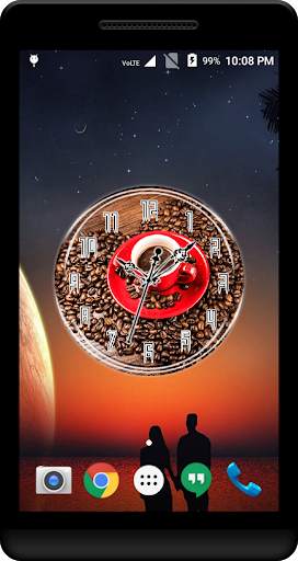 Coffee Clock Live Wallpaper screenshot 4