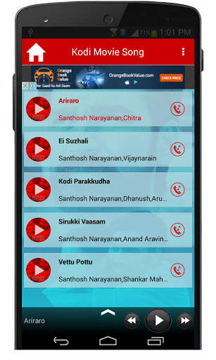 Kodi Tamil Movie Songs screenshot 2