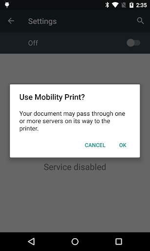 Mobility Print screenshot 1