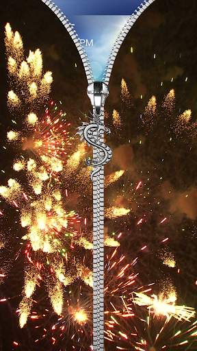 Fireworks lock screen prank 7 تصوير الشاشة