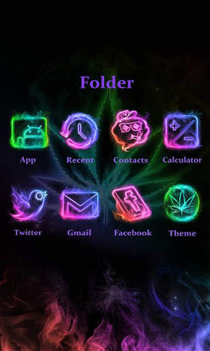 Weed GO Launcher Theme screenshot 4