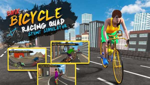 BMX bicycle racing - quad stunt simulator screenshot 4