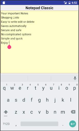 Notepad Classic screenshot 1