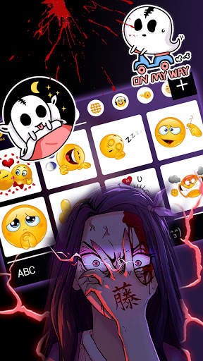 Ghost Girl Keyboard Background screenshot 4