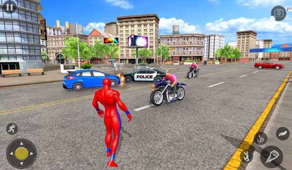 Flying Rope Hero Crime City Simulator Game 2019 स्क्रीनशॉट 3